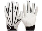 1 Pair Mizuno 330286 Vintage Pro Small White Adult Batting Gloves New In Wrapper