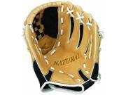 Easton NYFP1150BKTN 11.5 Natural Elite Youth Fastpitch Black Tan Softball Glove