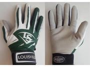 1pr Louisville Slugger BGS714 Adult X Large Dark Green Series 7 Batting Gloves