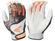 1 Pair Easton HS7 Real Tree Adult Large Batting Gloves White RealTree A121772