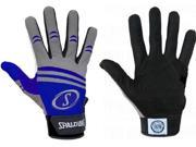 1 Pair Spalding Pro Series 3M XX Large Royal Grey Adult Batting Gloves New!