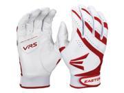 1 Pair Easton HF VRS Adult X Small White Red Fastpitch Womens Batting Gloves