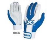 Worth TOXBG Adult Royal White Large Toxic Batting Gloves New In Wrapper!