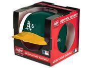 Rawlings MLBRL Oakland A s MLB Replica Helmet w Engraved Stand New In Box!