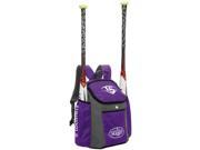 2017 Louisville Slugger EBS3SP6 Purple Series 3 Stick Pack Bat Pack Backpack New