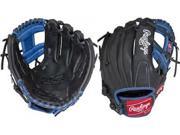 Rawlings RCS115BR 11.5 RCS Narrow Fit Youth Baseball Glove Black Blue New!