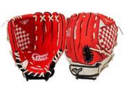 2017 Mizuno GPP1150Y2RD 11.5 Prospect Series Youth Red Leather Baseball Glove
