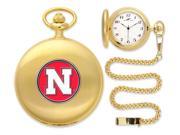 NCAA Men s Nebraska Cornhuskers Pocket Watch Gold