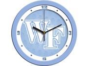 NCAA Wake Forest Demon Deacons Baby Blue Wall Clock