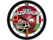 NCAA Arkansas Razorbacks Football Helmet Wall Clock