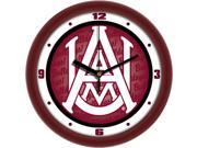 NCAA Alabama A M Bulldogs Dimension Wall Clock