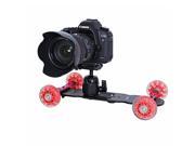 Movo Photo CD200 Professional Cine Skater Table Dolly Video Stabilizer for DSLR Video Cameras Long Version