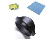 Movo Photo EW-83E Lens Hood for Canon EF 16-35mm f/2.8L USM, 17-40mm f/4L & EF-S 10-22mm f/3.5-4.5 Lenses with 2X Spirit Level & Microfiber Lens Cloth