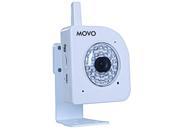 Movo NT4000 720p HD Wi Fi Enabled IP Network Camera with Motion Audio Detection Day Night Infrared White