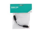 Movo GMA100 3.5mm Female Microphone Adapter Cable to fit the GoPro HERO3 HERO3 HERO4 Black White Silver Editions
