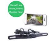 WIFI License Plate Backup Camera For iPhone Android Phones Tablets