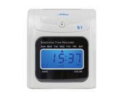 Aibao Time Clock Punch Machine Two Color Time Recorder for Attendance with 50 Cards Free