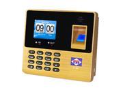 Aibao USB Recording Fingerprint Time Clock for Attendance Gold