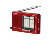 Tecsun R 9710 FM MW SW Dual Conversion World Radio Red