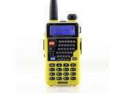 Baofeng Yellow UV 5RE Plus 128CH Dual band UHF VHF FM VOX DTMF Walkie Talkies