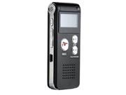 8GB Multifunctional Rechargeable 650HR Dictaphone Digital Audio Voice Recorder