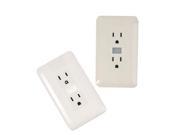 Spy MAX Security Products Wall Socket Outlet Hidden Camera Covert Self Recording DVR Includes Free eBook