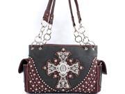 Western Cross Design Shoulder Bag