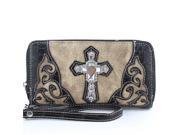 AW 1103 Concealed Carry Cross Western Wallet