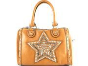 K 8520 Rhinestone Studded Star Fashion Boston Bag