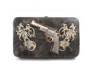 Gun Western Embroidery Wallet