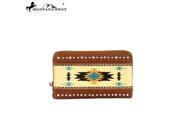 MW159 W003 Montana West Western Aztec Collection Wallet Brown