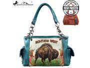 MW275G 8085 Montana West Concealed Handgun Collection Handbag Turquoise