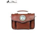 LEA 6005 Montana West Trinity Ranch Full Genuine Leather Collection Coffee
