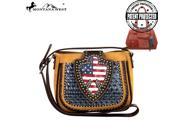 US03G 8287 Montana West American Pride Handbag Light Brown