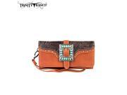 TR30 W002 Montana West Buckle Collection Wallet Brown