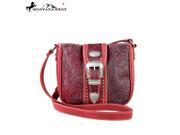 MW171 8295 Montana West Buckle Collection Messenger Bag Red