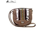 MW303 8287 Montana West Fringe Collection Messenger Bag Coffee