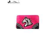 MW249 W003 Montana West Horse Collection Wallet Hot Pink