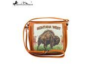 MW275 8287 Montana West Western Plains Iconic Collection Messenger Handbag Brown