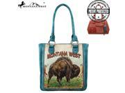 MW275G 8561 Montana West Concealed Handgun Collection Handbag Turquoise
