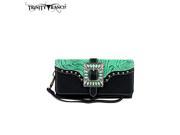 TR30 W002 Montana West Buckle Collection Wallet Black