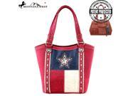 TX07G 8279 Montana West Texas Pride Collection Handbag Red