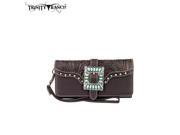 TR30 W002 Montana West Buckle Collection Wallet Coffee