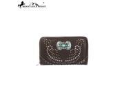 MW117 W003 Montana West Concho Collection Wallet Coffee