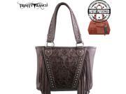TR12G 8317 Montana West Trinity Ranch Tooled Design Concealed Handgun Collection Coffee