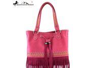 MW195 8110 Montana West Fringe Collection Handbag Red