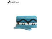 MW114 W003 Western Azte Collection Wallet Turquoise