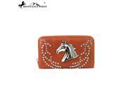 MW205 W003 Montana West Horse Collection Wallet Brown
