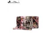 MW44 W003 Western Camo Collection Wallet Pink