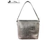 MW222 916 Montana West Bling Bling Collection handbag Pewter